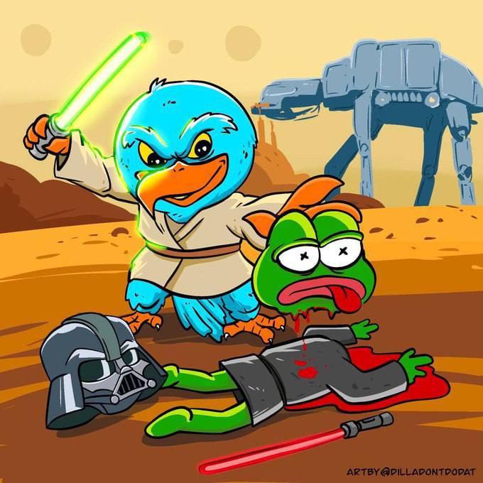Dede Jedi Vs Vader Pepe
