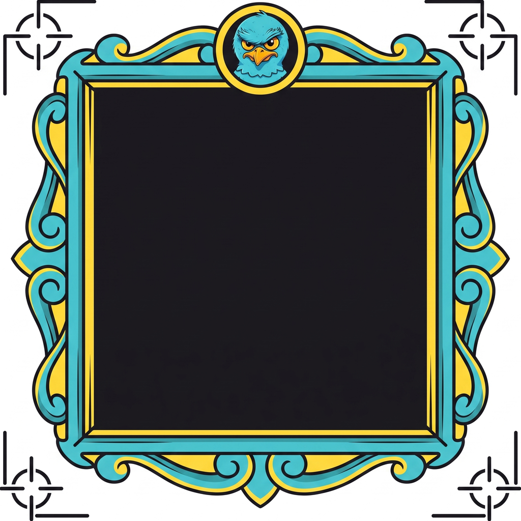 Template Top Hunter Frame
